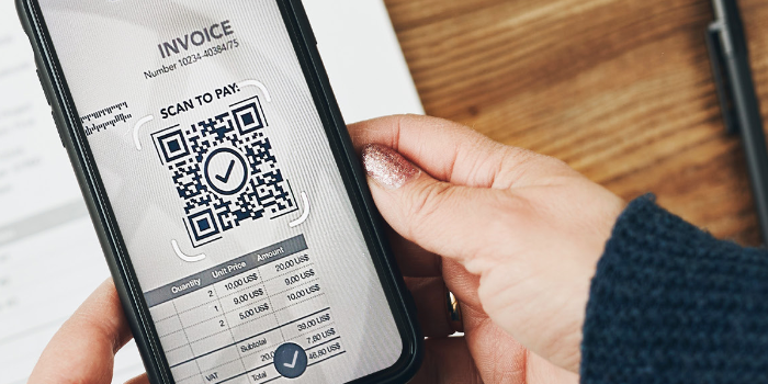 Using QR codes to make invoice collection faster and easier